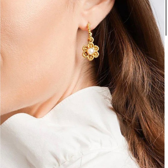 NWT Colette Hoop & Charm Julie Vos Earrings - Picture 3 of 5